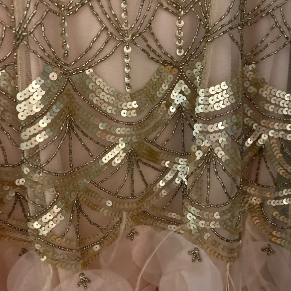 Sue Wong 1920’s Sequin and Feathers  Flapper Dress - Picture 10 of 12